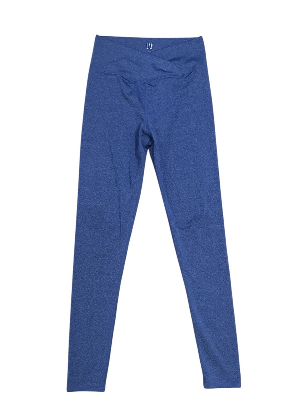 GAP Heather Navy Crossover Waistband Legggings